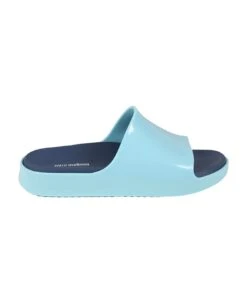 Melissa Light Blue Sandals For Girl With Logo