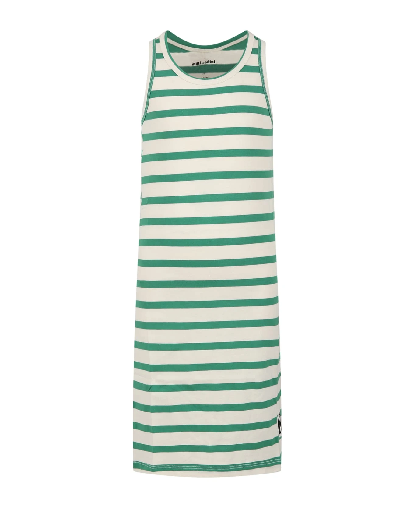 Mini Rodini Multicolor Dress Fo Girl With Patch 3 Mini Rodini Multicolor Dress Fo Girl With Patch