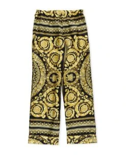 Versace Pants With Baroque Print