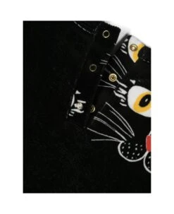 Mini Rodini Cat Face Velour Dress -Golden Goose Shop 04cec78b14302f04a23f58b88e639dc4