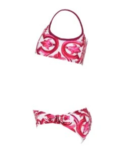 Dolce & Gabbana White Bikini For Girl With Majolica -Golden Goose Shop 09b9381bac9eee4f82c58513c59bebd0