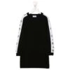 Chiara Ferragni Black Sweater Dress In Wool Blend With White Band With Logo -Golden Goose Shop 13a0c3cbdc77bffca76804ac51913a0d