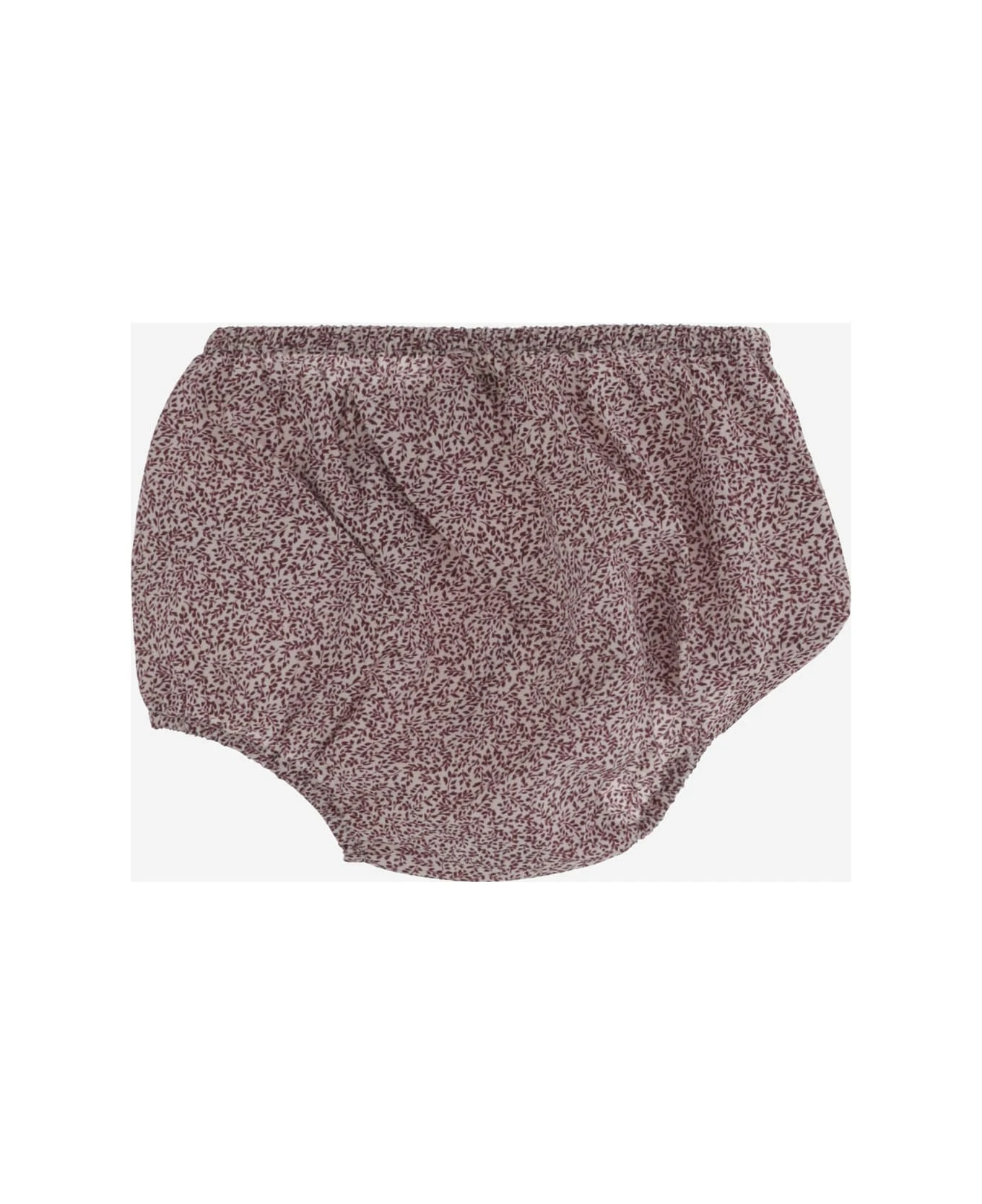 BONPOINT Cotton Culottes With Floral Pattern 4 BONPOINT Cotton Culottes With Floral Pattern - Image 2