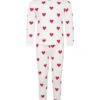 PETIT BATEAU White Pajamas For Girl With Red Hearts -Golden Goose Shop 1ee9bddb93941b897efe6e511405d655