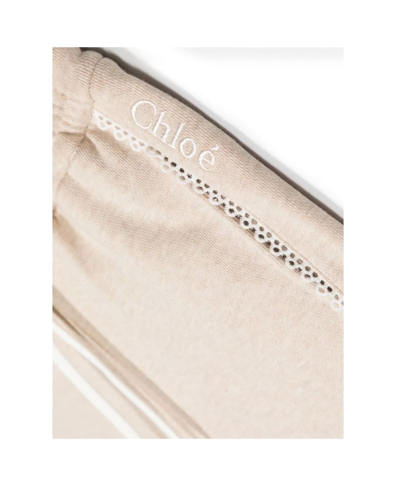 Chloé Shorts With Embroidered Logo In Cotton Girl 5 Chloé Shorts With Embroidered Logo In Cotton Girl - Image 3