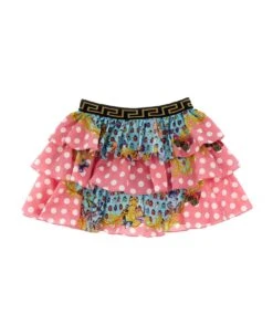 Versace Heritage Butterflies & Ladybugs Kids' Skirt With The Vacation Capsule