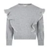 Chloé Grey Sweatshirt With Embroideries For Girl -Golden Goose Shop 21ce627071074bfcca64452400769b00