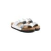 Birkenstock 'ariziona' Silver-colored Flat Sandals With Double Buckles In Metallic Leather Girl -Golden Goose Shop 23ba117a5e1e56e17b8f2f5226e6a2cc