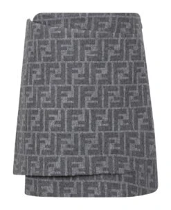 FENDI Grey Skirt For Girl