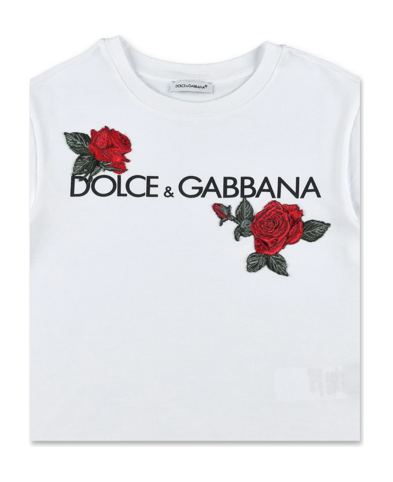 Dolce & Gabbana T-shirt Logo Rose 5 Dolce & Gabbana T-shirt Logo Rose - Image 3