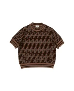 FENDI Knit Ff Monogram Top