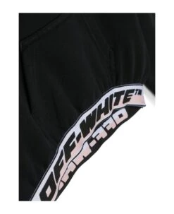 Off-White Black Cotton Hoodie 7 Off-White Black Cotton Hoodie -Golden Goose Shop 2a45ad4a4cee0a275850d2fab2c8cde7