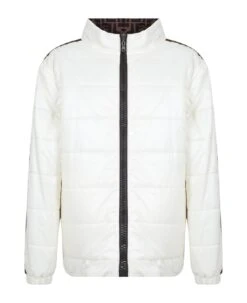 FENDI Ivory Reversible Padded Jacket For Kids -Golden Goose Shop 2ac023f3ff98966f285b43b32eba6c69