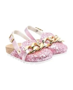 Monnalisa Pink Mules Girl