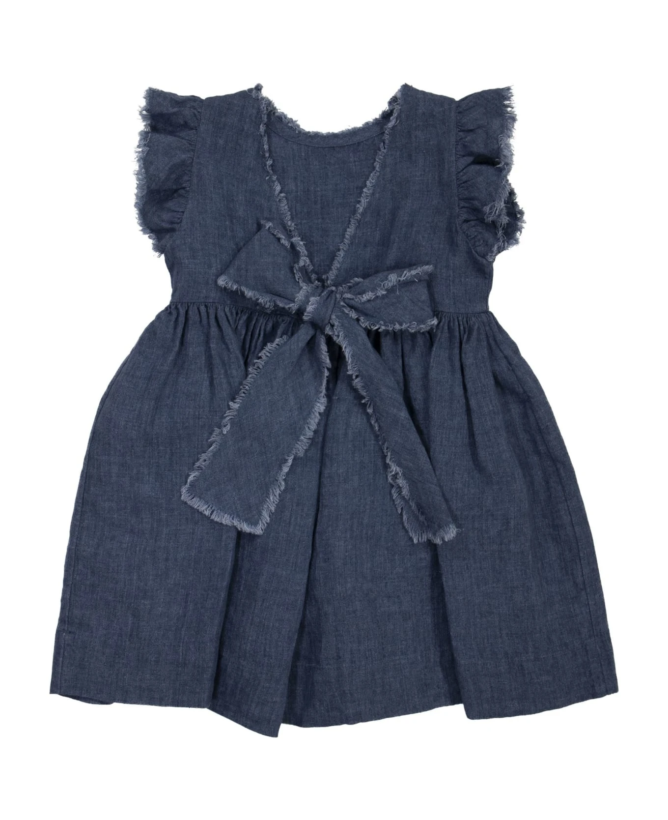 Il Gufo Linen Dress With Bow 4 Il Gufo Linen Dress With Bow - Image 2