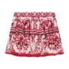 Dolce & Gabbana White/red Skirt Girl