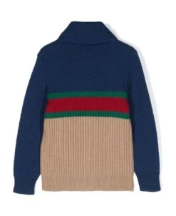 Gucci Blue Wool Cardigan -Golden Goose Shop 37d1583c88856fd9ecab4f633d7bad6b