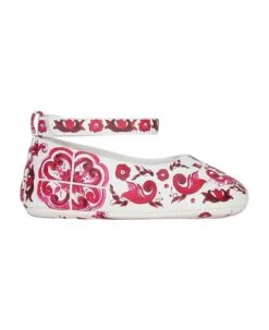 Dolce & Gabbana White/fuchsia Ballet Flats Girl Dolce&gabbana Kids -Golden Goose Shop 397f57654053062af4179073b400ebe0