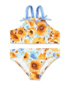 Zimmermann Halcyon Gathered Strap Bikini