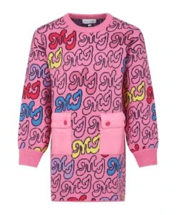 Pink Dress Fro Girl With Logo