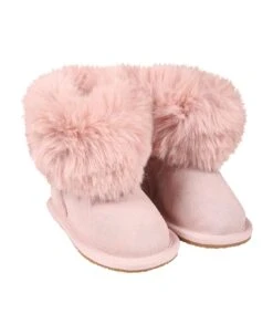 Monnalisa Pink Boots For Girl With Bows -Golden Goose Shop 3efa042a355db5e0f7374b06ab76c92d