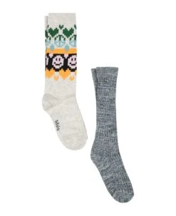 Molo Grey Set For Girl With Smiley