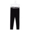 Off-White Kids Black Logo Band Leggings -Golden Goose Shop 44003b068b9f8e80eb4a904dd3a53aed