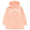 Palm Angels 'classic Curved Logo' Hooded Dress -Golden Goose Shop 4864d5b75ec70ff5eebb796305a88ea4