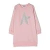 Abito Con Stampa Star Lurex In Felpa Di Cotone Rosa Golden Goose Kids Bambina -Golden Goose Shop 4d29036cb08a9a4a04c230e65c56b360