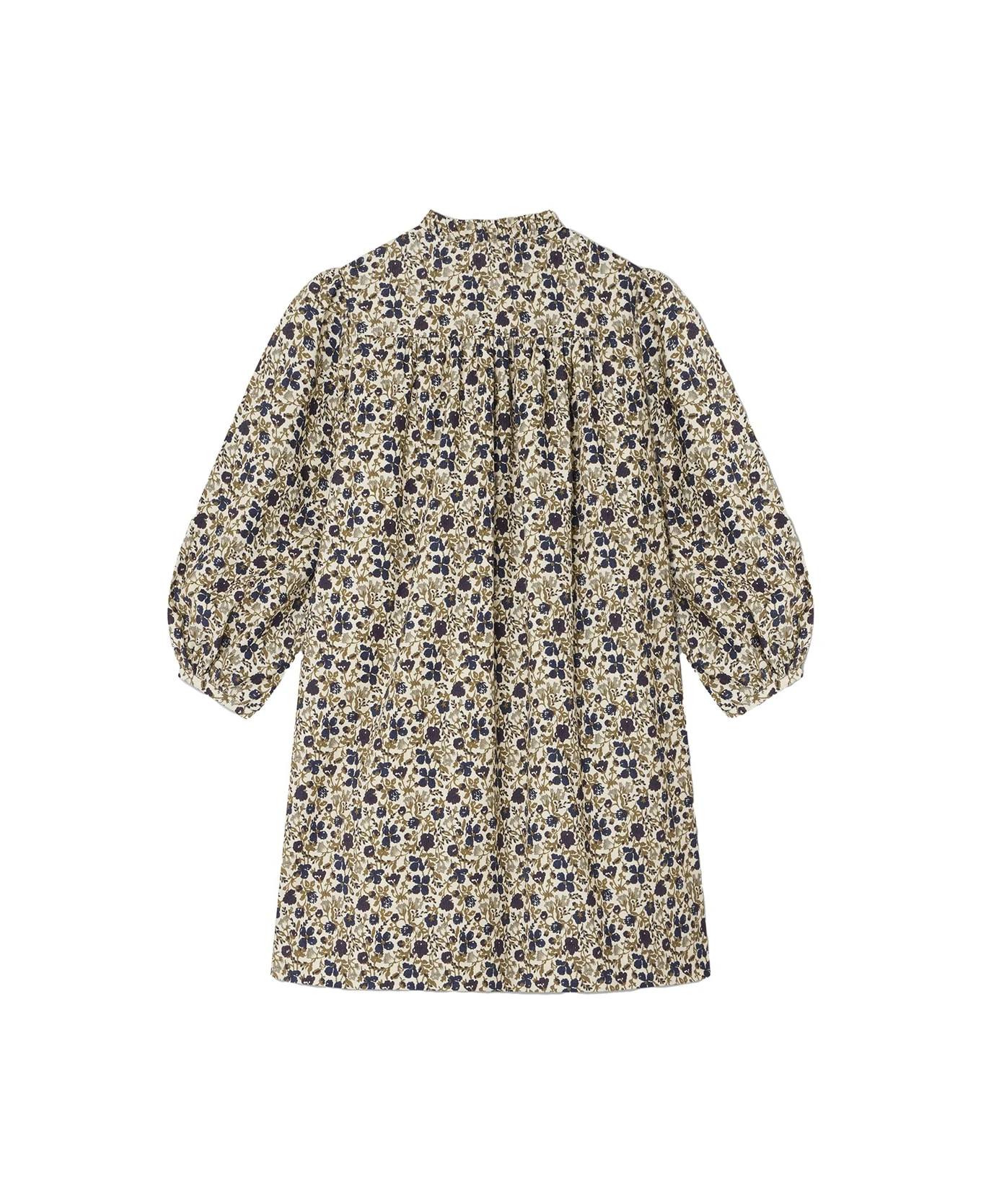 BONPOINT Beige Tamsin Dress With Smock Stitch 4 BONPOINT Beige Tamsin Dress With Smock Stitch - Image 2