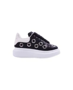 Alexander McQueen Leather Sneakers With Studs