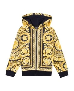 Versace Sweatshirt With Baroque Print