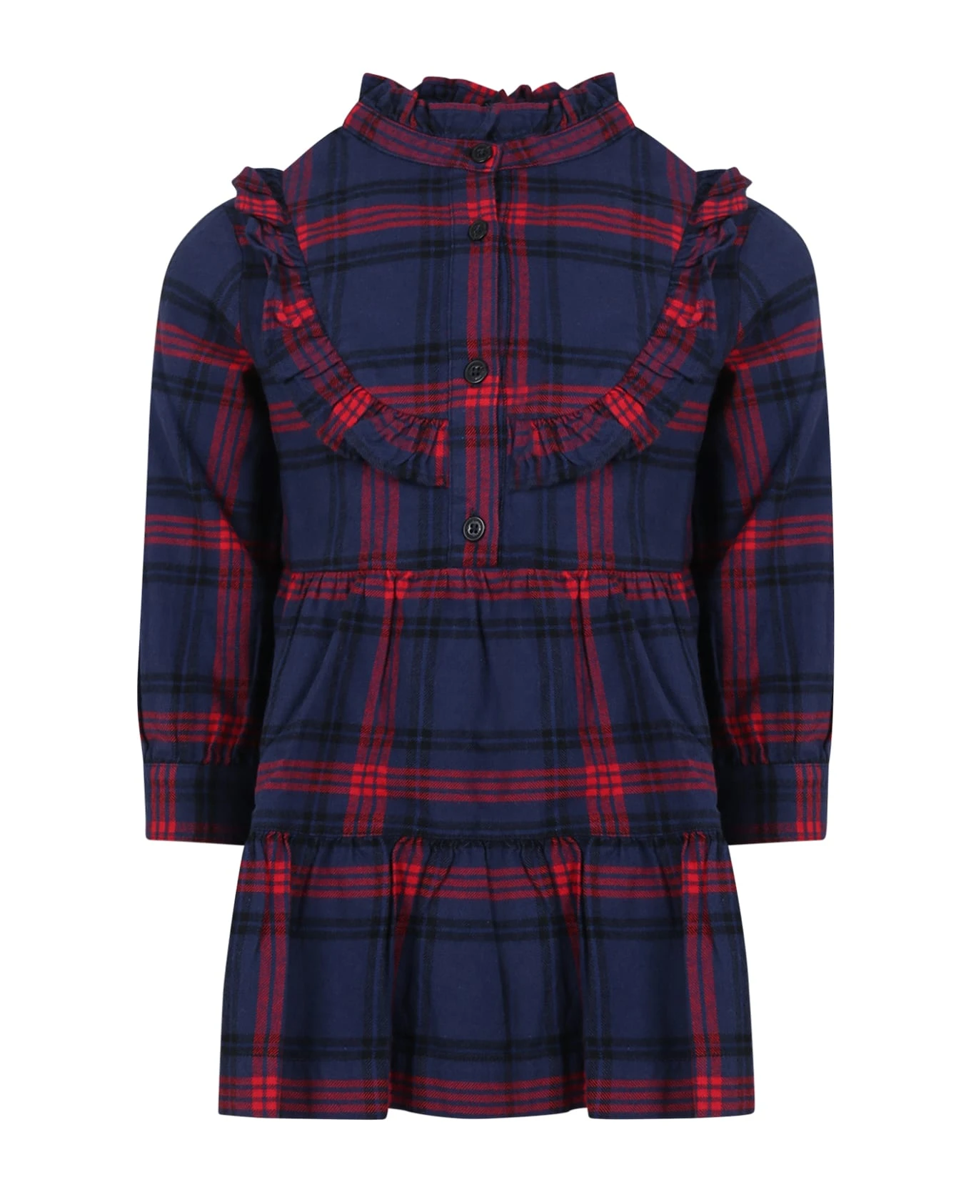 PETIT BATEAU Blue Derss For Girl 3 PETIT BATEAU Blue Derss For Girl