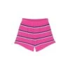Fuchsia Striped Knit Shorts With Logo -Golden Goose Shop 5dda9ffe7ec02099a72f956a56010b16