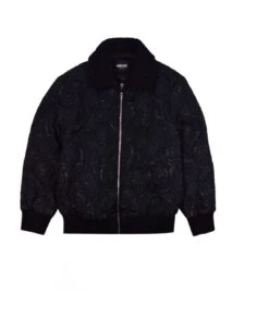 Versace Padded Cloque' Jacket