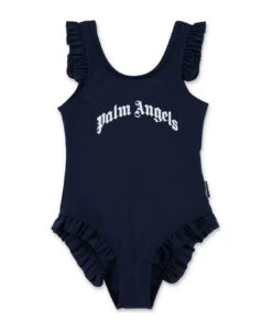 Palm Angels Logo One-piece Swimsuit