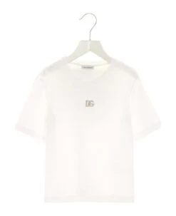 Dolce & Gabbana Crystal Logo T-shirt