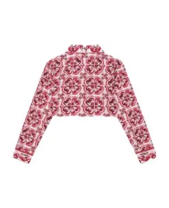 Dolce & Gabbana White/fuchsia Shirt Girl Dolce&gabbana Kids -Golden Goose Shop 6177b33744429ab977292d1c78a96b0a