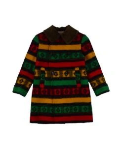 Gucci Striped Wool Coat