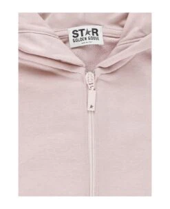 Golden Goose Zip-up Star-detailed Hoodie -Golden Goose Shop 665b1a5fefc510e27ea12aaa3e9c8bde
