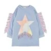 Stella McCartney Kids Fringed Star Embroidery Dress 1 Stella McCartney Kids Fringed Star Embroidery Dress -Golden Goose Shop 6b57f64ef007b709c0638792a1665271