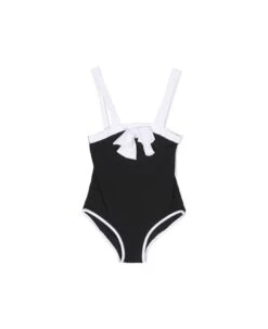 One-piece Swimsuit With Bow