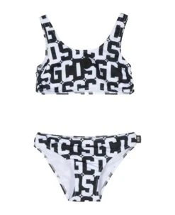 White/black Bikini Girl