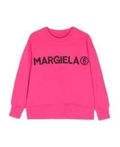 Maison Margiela Deep Pink Cotton Sweatshirt