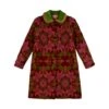 Gucci Jacquard Wool Coat With Floral Pattern -Golden Goose Shop 74ad5fd0b6b5204e3eb0fd9fdcf2ffa9
