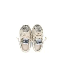 Golden Goose Super-star Glitter Upper Suede Lacing And Star Laminated Heel -Golden Goose Shop 765d83f3b32c733559ac7f44d54ee8e8