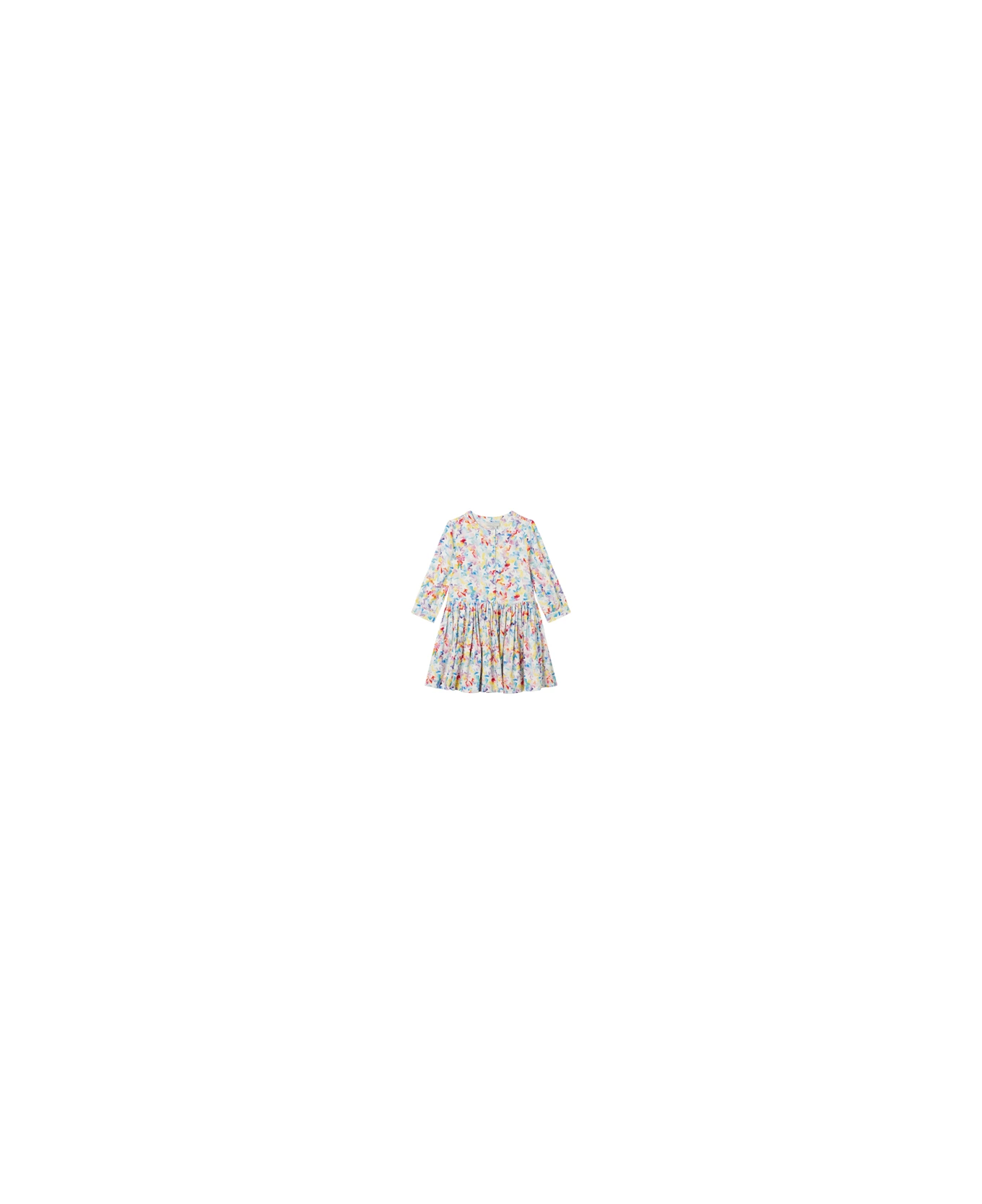 Stella McCartney Kids Pleated Dress With Print 3 Stella McCartney Kids Pleated Dress With Print