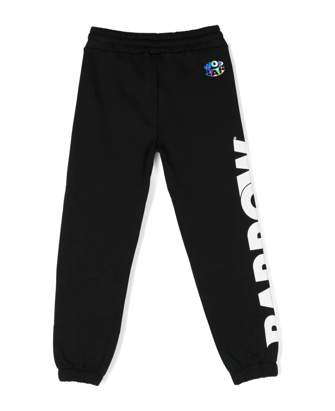 BARROW Jet Black Cotton Track Pants 4 BARROW Jet Black Cotton Track Pants - Image 2
