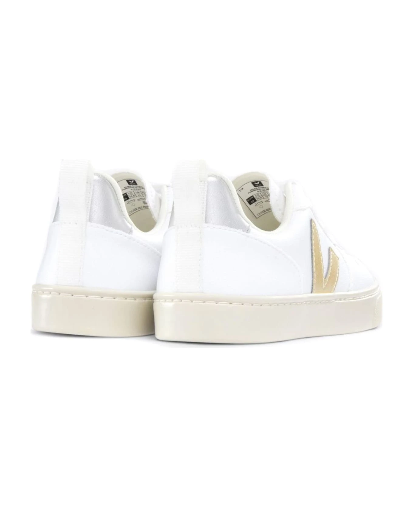 Veja White Organic Cotton Canvas Sneakers 5 Veja White Organic Cotton Canvas Sneakers - Image 3