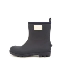 Chloé Navy Blue Rubber Ankle Boots With Logo Patch -Golden Goose Shop 83f32e209f5ef84f2af6fece7053e3ef